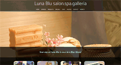 Desktop Screenshot of lunablusalon.com